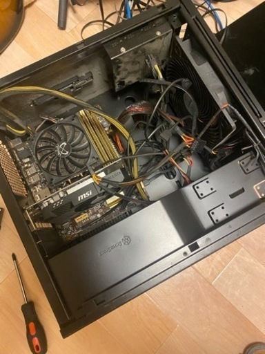 自作 B85M-G ASUS Core i7 4770K 3.50GHz 32GB　Geforce GTX1650 現状品　ジャンク品