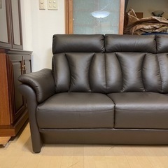 ②【超美品‼️】定価89,900円♪ ニトリ 189cm幅3人掛けソファ(