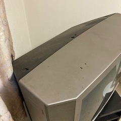 ブラウン管テレビ ジャンク電源は入ります　500円あげるので持ってっての画像