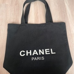 キャンパス生地CHANELトートバッグ