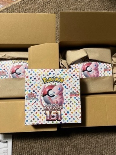 ポケモンカード151 5セット正規品