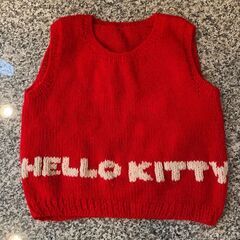 ★別サイトにてsold【HELLO KITTY】ハローキティ ベスト 100サイズの画像