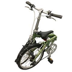 折り畳み自転車　美品　DAHON RouteHD　オリーブ　防犯登録解除済の画像