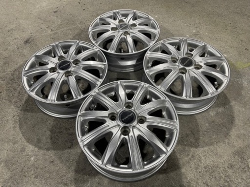 ワ) BRIDGESTONE ブリヂストン BALMINUM バルミナ 13インチ 社外アルミホイール 4本セット 13x4J+45 