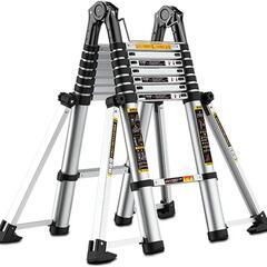 新品未使用　収縮ハシゴ全長7.8m　6万円で購入
防災用として収...