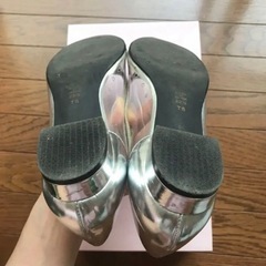 ♦DIANA♦ ダイアナ パンプス シルバー クリアの画像