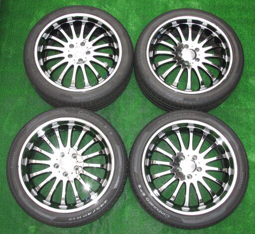 TMW テクノモーター 19インチ 8J PCD114.3 ET38　ピレリ Cinturato P1 245/40R19