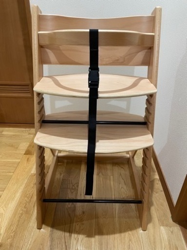 【美品】ベビーチェア　ナチュラル