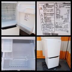 ■取引決定済■ハイセンス 130L 2ドア冷凍冷蔵庫 HR-D1302の画像