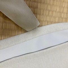 ※やりとり中【無料】無印良品　ポリエステル二重織ノンプリーツカーテン（防炎・遮光性）／杢アイボリーの画像