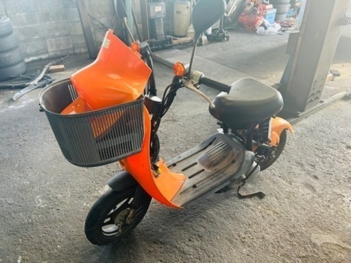 スズキ　チョイノリ　ちょいノリ　レストアベース　セル付　バスケット付