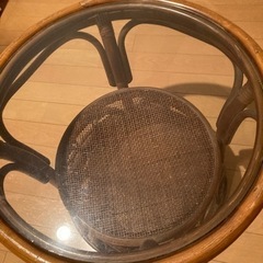籐家具・サイドテーブルの画像