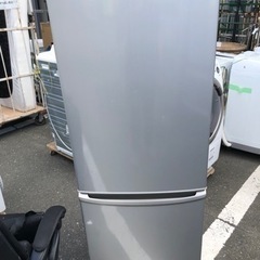 福岡市内配送設置無料　パナソニック Panasonic NR-B265B-S [ノンフロン冷蔵庫 (262L・右開き） 2ドア シルバー]