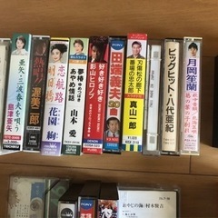 カセットテープ　演歌　落語　カラオケ　民謡　昭和当時物の画像