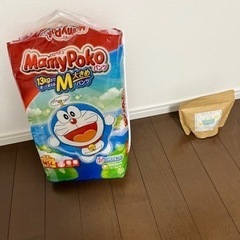 決まりました　パンツオムツMサイズとベビー入浴剤