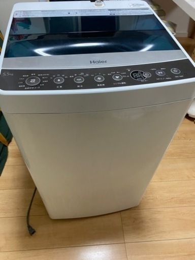 洗濯機　Haier 5.5kg 2018年製