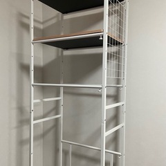 ランドリーラック 美品 幅調整可能の画像