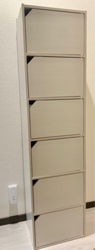 カラーボックス　6段　新品未使用