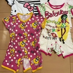 【サイズ80】ベビー 肌着 ロンパース  8枚セットの画像