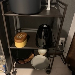 【美品】3段ラック キャスター付き