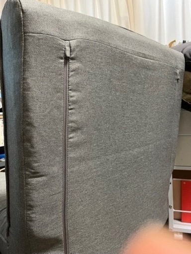 セルタン ソファ チェア  グレー ハイバック  奥行77×幅66×高さ84cm 座面ゆったり