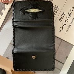 美　革財布　三つ折り　バイカー？最終値下げの画像