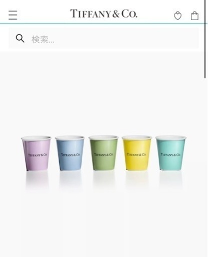 【新品未使用】Tiffany ティファニー カップ セット