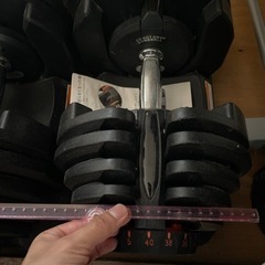 可変式ダンベル40kg×2個の画像