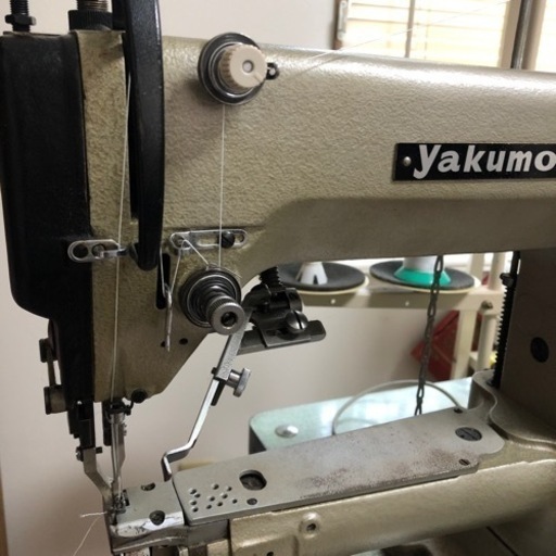 工業用ミシン　ヤクモ　ジューキ　yakumo 681L  juki レザー　革細工　革用　腕ミシン