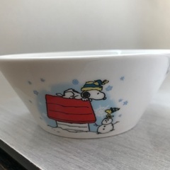 スヌーピーお皿の画像