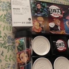 鬼滅の刃　小皿、タンブラー、サンドイッチケースの画像