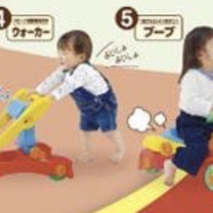 子供用　乗用玩具　足けり車　手押し車の画像