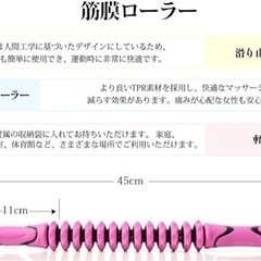 2本セット筋膜リリース ローラー 筋膜ローラー マッサージ ローラー マッサージスティック トリガーポイントの画像