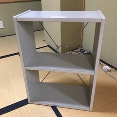 カラーボックス　２段　筋交あり