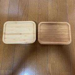 IKEAガラス容器　長方形の画像