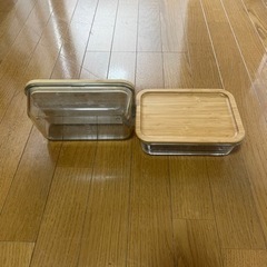 IKEAガラス容器　長方形の画像