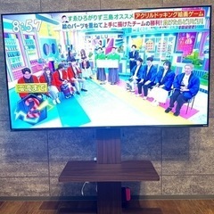 最終値下げ　アイリスオオヤマ55型テレビ&テレビ台セット　