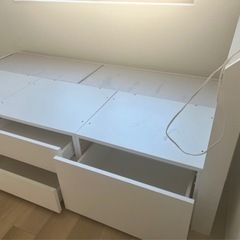 決まりました　ニトリ　コンセント収納付きシングルベッドフレームの画像