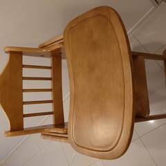 ベビーチェア　お食事椅子　澤田木工所 ティンバーハイチェアの画像