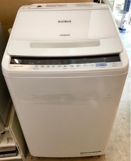 エイブイ：HITACHI　全自動洗濯機8.0㎏　ビートウォッシュBW-V80C　2018年製