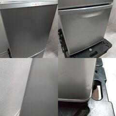 Panasonic/パナソニック/冷凍冷蔵庫/2ドア/NR-B145W-S/138L/2013年製/右開き/シルバー/E0CW0228の画像