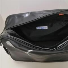 プーマ スポーツバッグ ショルダーバッグ 斜め掛け 鞄 大きなカバン 部活 通学 ブラック PUMA の画像