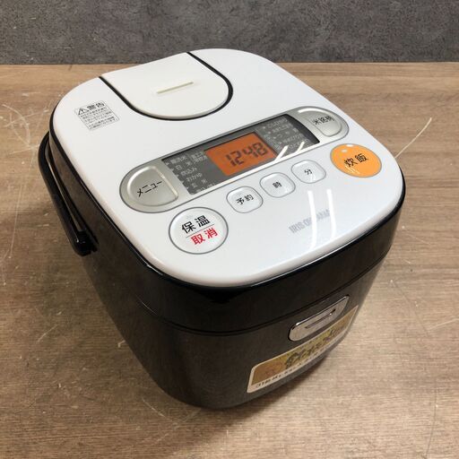 IRIS OHYAMA アイリスオーヤマ ジャー炊飯器 RC-MA50-B 2017年製 黒 ブラック 菊倉TK