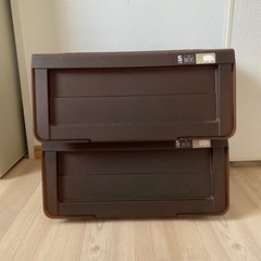 (取引停止中)衣装ケース 収納ケース 中古 2個セット