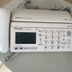 パナソニック　電話FAX（子機、取説あり）