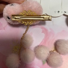 うさぎのヘアアクセサリーの画像