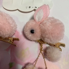 うさぎのヘアアクセサリーの画像