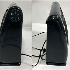 動作OK！テクノマツオ MATSUO 電気ストーブ TS-801S ブラック ネイビー  暖房機器 足元 脱衣所の画像