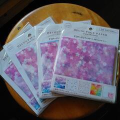 デコパージュペーパー新品100枚の画像