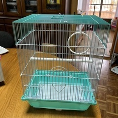 鳥籠＋備品2点の画像
